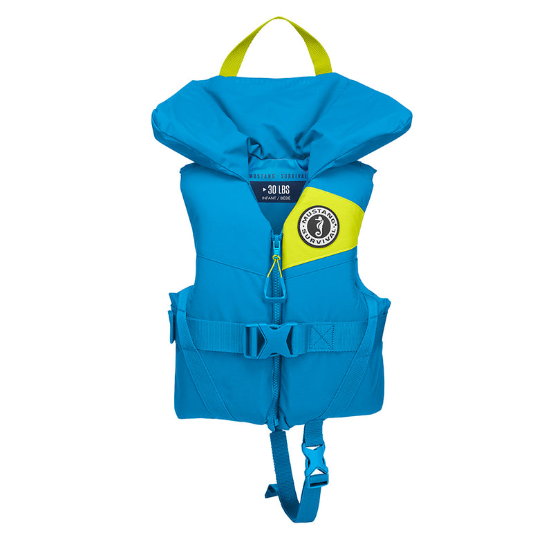 Mustang Lil' Legends 100 Infant Foam PFD - Less Than 30lbs - Azure Blue