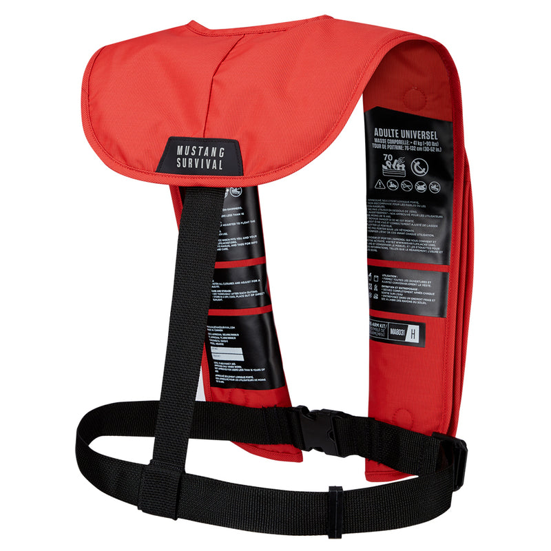 Mustang MIT 70 Inflatable PFD Manual - Red