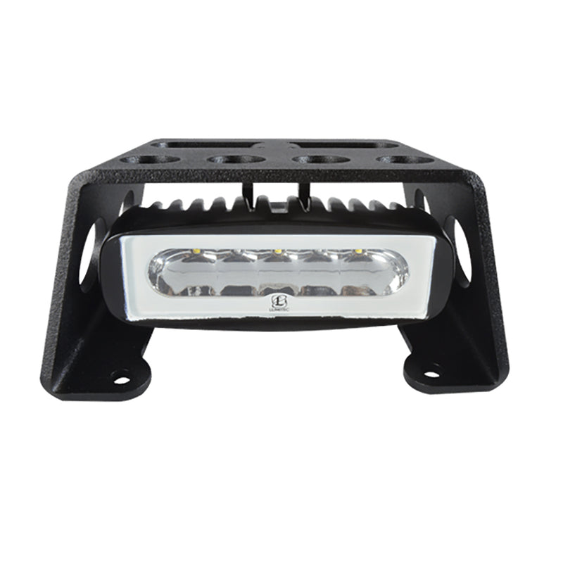 Lumitec Diesel - Extreme Duty LED Flood Light - Black Finish - White Dimming, Amber Flashing