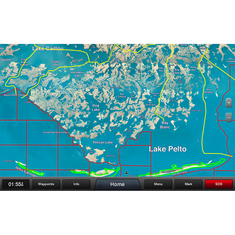 Garmin Standard Mapping® - Louisiana Central Premium microSD™/SD™ Card