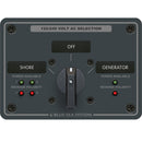 Blue Sea 8386 AC Rotary Switch Panel 30 Ampere 2 Positon + OFF, 4 Pole