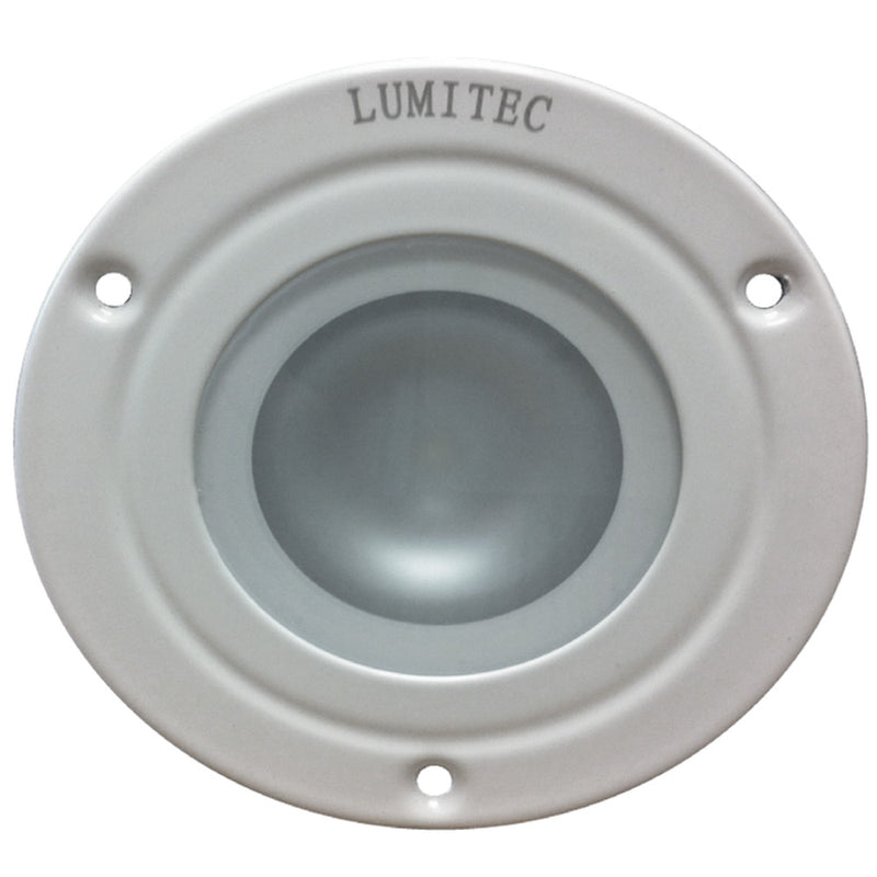 Lumitec Shadow - Flush Mount Down Light - White Finish - 3-Color Red/Blue Non-Dimming w/White Dimming