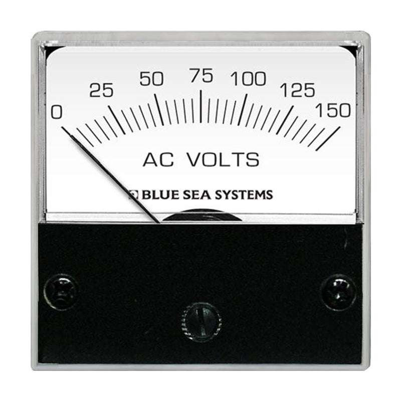 Blue Sea 8244 AC Analog Micro Voltmeter - 2" Face, 0-150 Volts AC