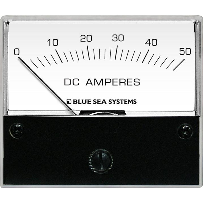 Blue Sea 8022 DC Analog Ammeter - 2-3/4 Face, 0-50 AMP DC