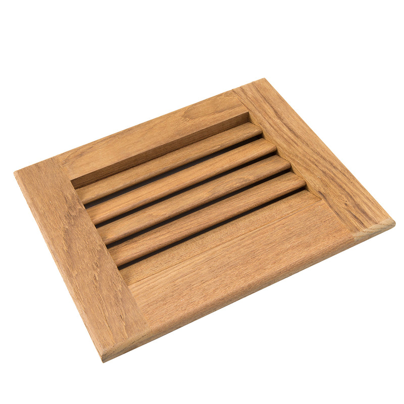 Whitecap Teak Louvered Insert - 7-1/2" x 9-1/8" x 3/4"