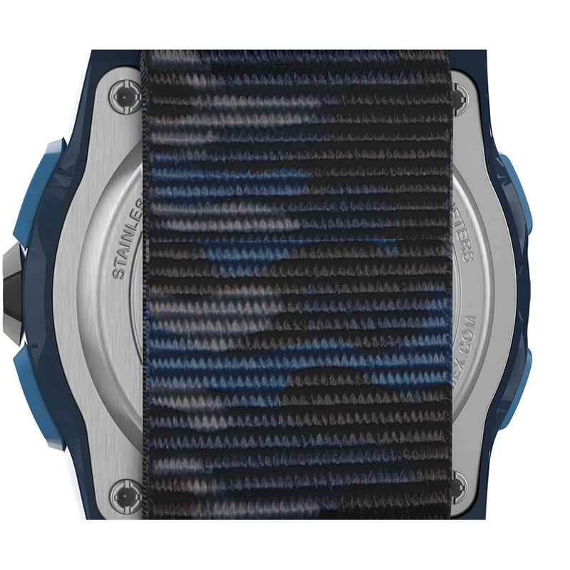 Timex Kid's Digital 35mm Watch - Blue Camo w/Fastwrap Strap