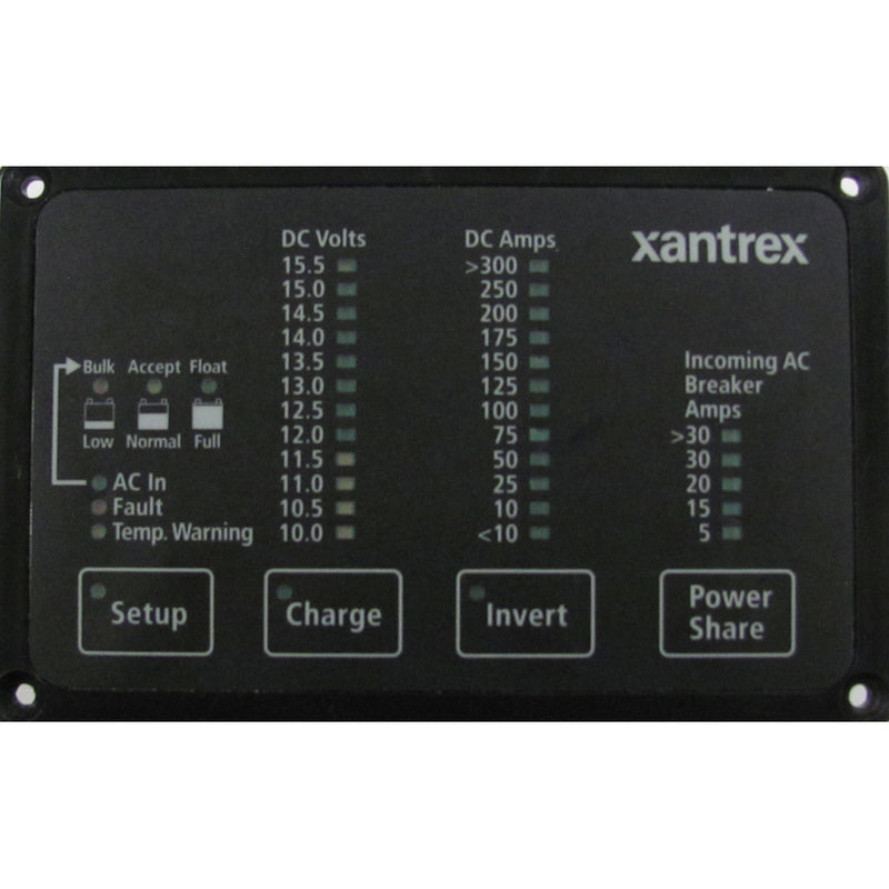 Xantrex Heart FDM-12-25 Remote Panel, Battery Status & Freedom Inverter/Charger Remote Control