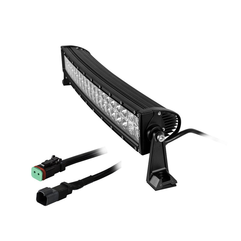 HEISE Dual Row Curved LED Light Bar - 22"