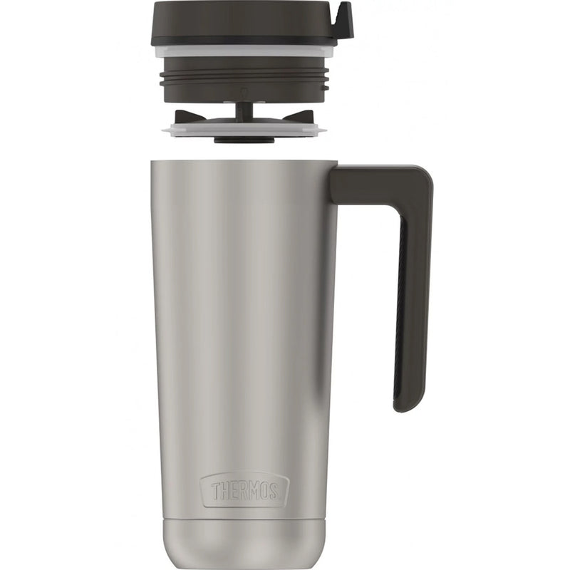 Thermos Guardian Collection Stainless Steel Hydration Bottle - 18oz - Hot 5 Hours/Cold 14 Hours - Stainless Steel & Black