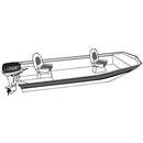 Carver Performance Poly-Guard Styled-to-Fit Boat Cover f/14.5' Open Jon Boats - Shadow Grass