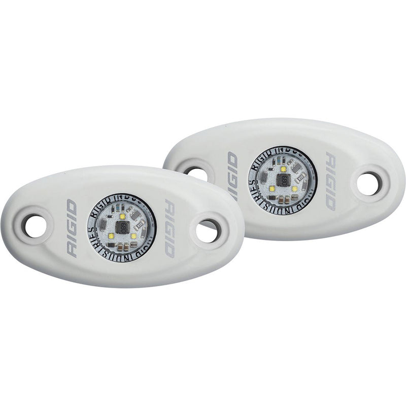 RIGID Industries A-Series White Low Power LED Light Pair - Cool White
