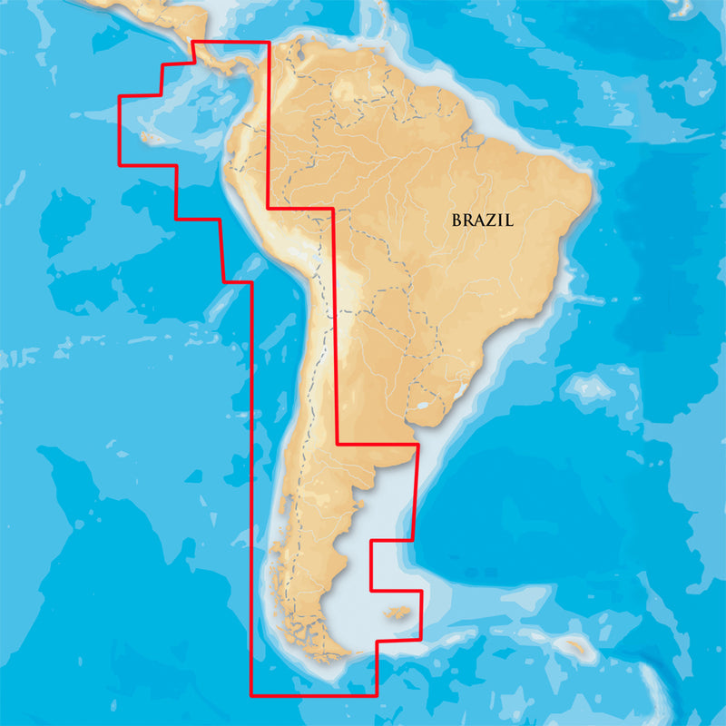 Navionics Platinum+ South America West - microSD™/SD™