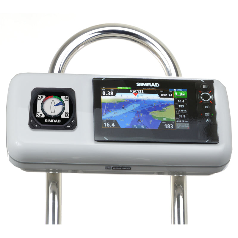 NavPod GP1516 SystemPod Pre-Cut f/Simrad NSS7 evo2 or B&G Zeus2 7 & 1 Instrument f/9.5" Wide Guard