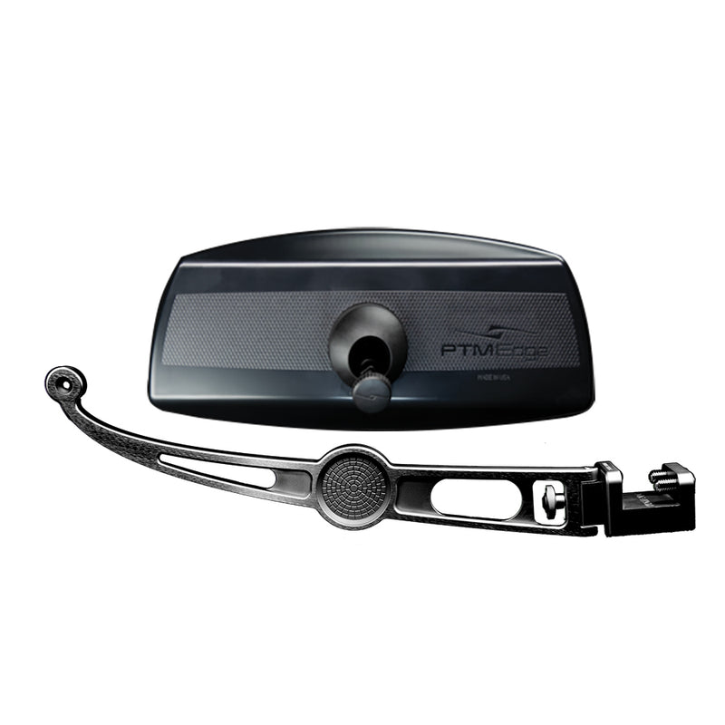 PTM Edge PXR-100 PRO Pontoon Mirror Package - Black