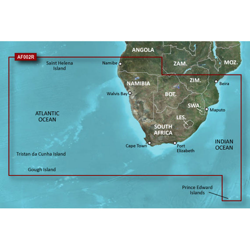 Garmin BlueChart® g2 HD - HXAF002R - South Africa - microSD™/SD™