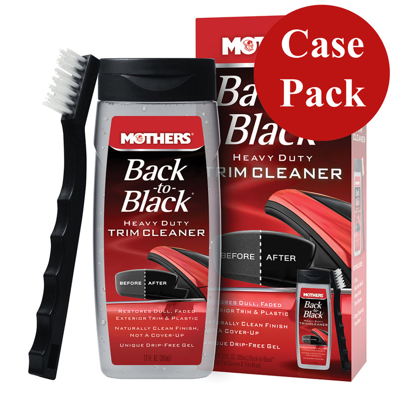 Mothers Back-to-Black Heavy Duty Trim Cleaner Kit *Case of 6*