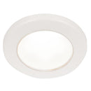 Hella Marine EuroLED 75 3" Round Screw Mount Down Light - White LED - White Plastic Rim - 24V
