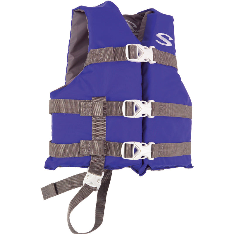 Stearns Classic Child Life Jacket - 30-50lbs - Blue/Grey