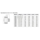 Viega MegaPress XL 2" Carbon Steel Tee w/FKM - Triple Press Connection - Smart Connect Technology