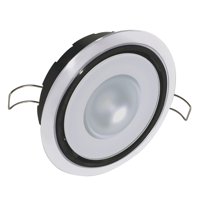 Lumitec Mirage Positionable Down Light - Spectrum RGBW Dimming - White Bezel