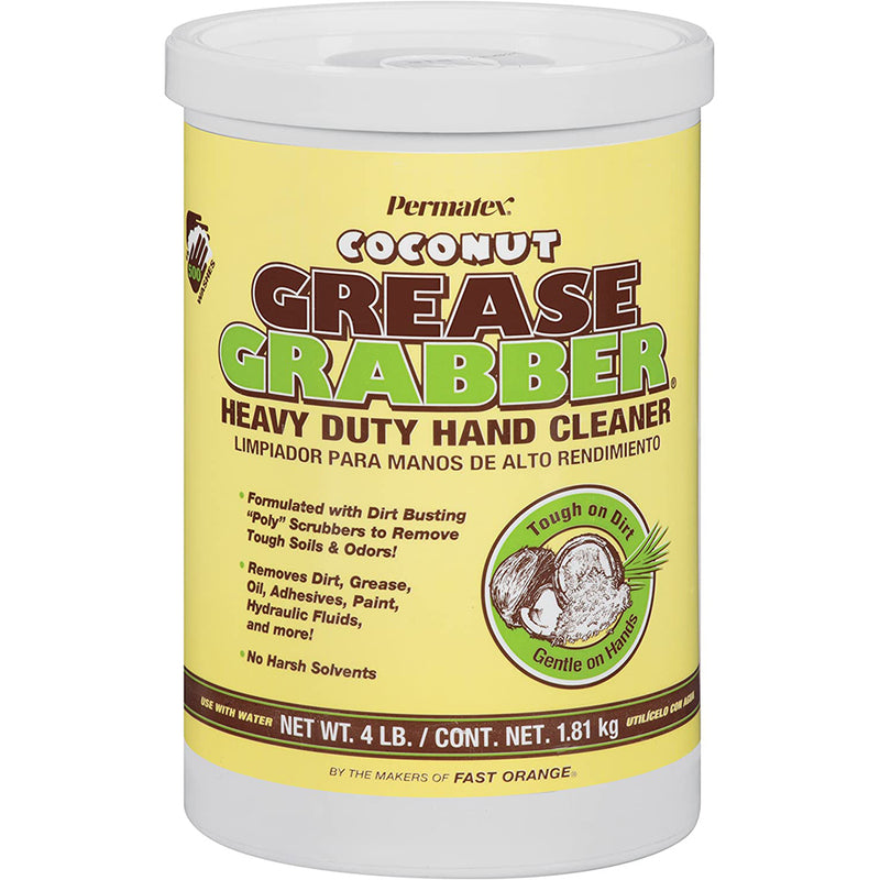 Permatex Grease Grabber™ Coconut Hand Cleaner Tub - 4lb