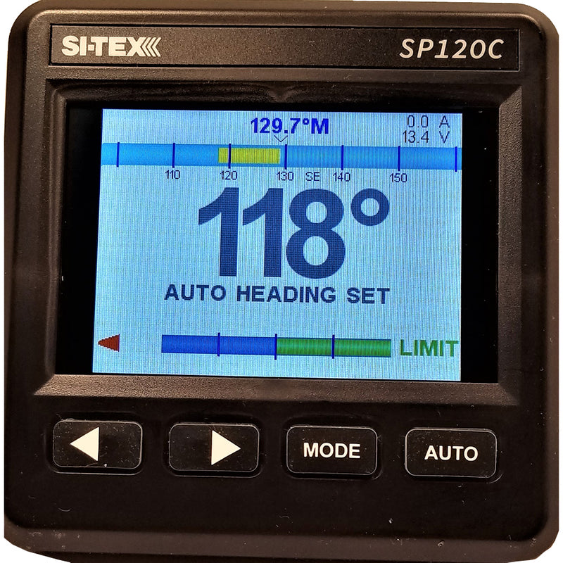 SI-TEX SP-120 Color System w/RFB & Remote Mechanical Drive 1983-93 Mercury I/O, Volvo Diesel