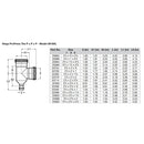 Viega ProPress XL 2-1/2" Copper Tee - Triple Press Connection - Smart Connect Technology