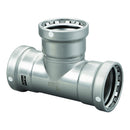 Viega MegaPress XL 4" Carbon Steel Tee w/FKM - Triple Press Connection - Smart Connect Technology