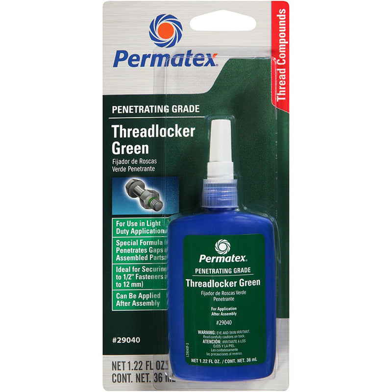 Permatex Penetrating Grade Threadlocker GREEN Tube - 36ml