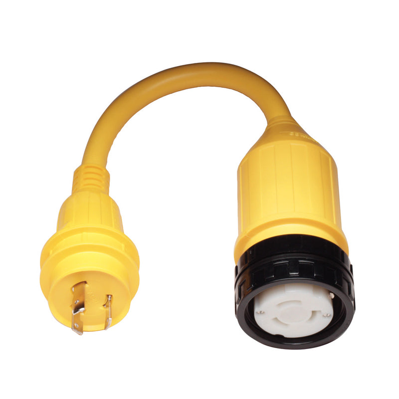 Marinco Pigtail Adapter - 50A Female to 30A Male