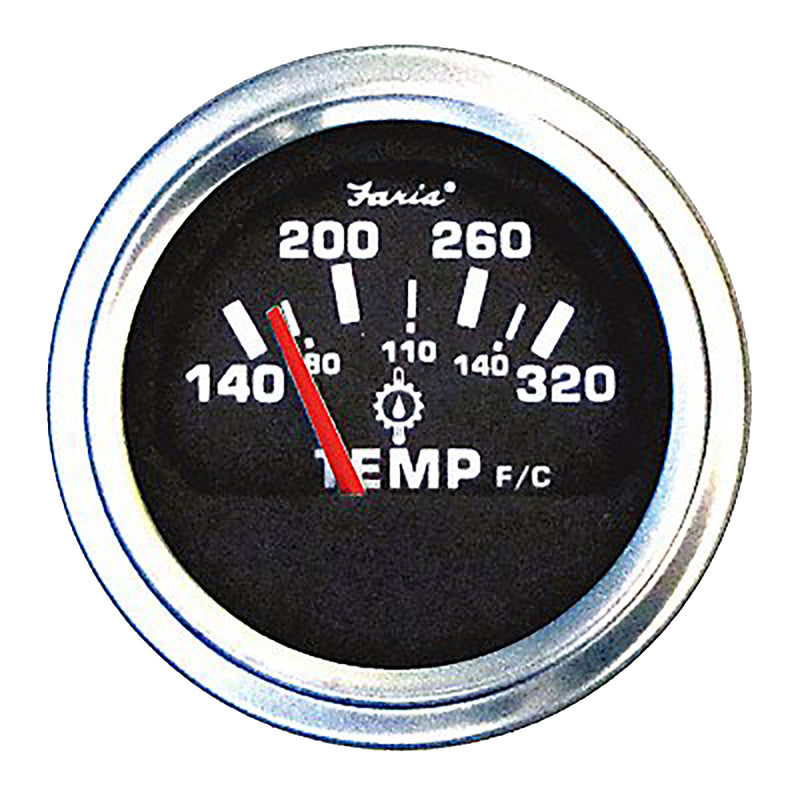 Faria Heavy Duty - 2" Oil Temp Gauge (140-320° F)