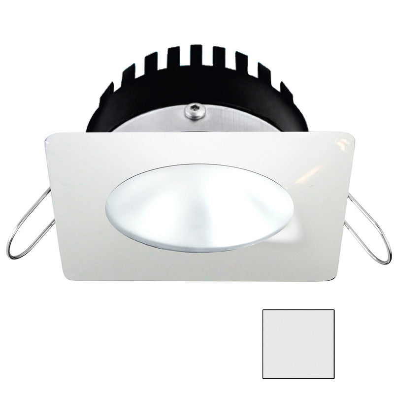 i2Systems Apeiron PRO A506 - 6W Spring Mount Light - Square/Round - Cool White - White Finish