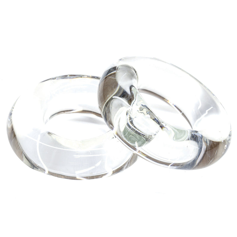 Tigress Glass Outrigger Rings - Pair