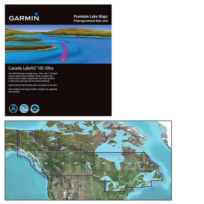 Garmin Canada LakeV&uuml;™ g3 Ultra - LVCA100F - microSD™/SD™