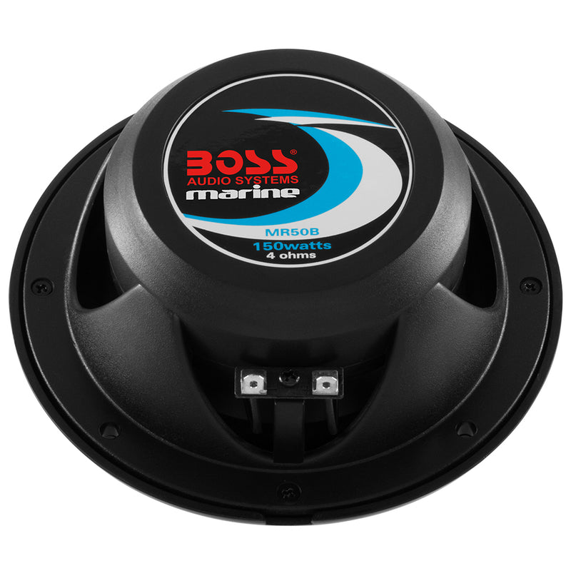 Boss Audio MR50B 5.25" Round Marine Speakers - (Pair) Black