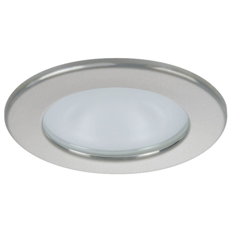 Quick Kai XP Downlight LED - 6W, IP66, Screw Mounted - Round Satin Bezel, Round Daylight Light