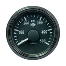 VDO SingleViu 52mm (2-1/16") Gear Pressure Gauge - 500 PSI - 0-4.5V