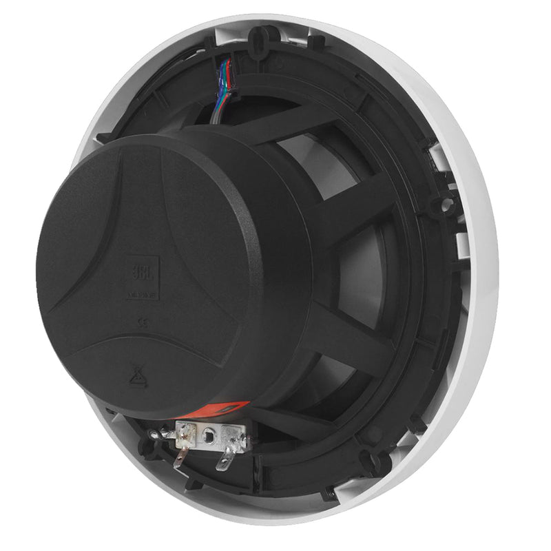 JBL MS65LW 6.5" 225W Coaxial Marine Speaker RGB Illuminated White Grill - Pair - Club Series