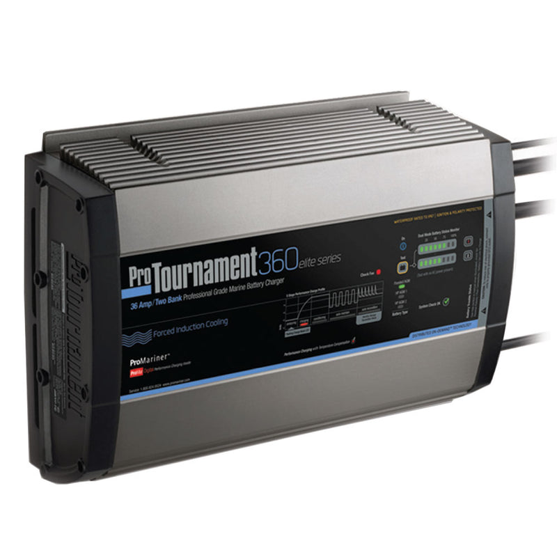 ProMariner ProTournament 360 elite Dual Charger - 36 Amp, 2 Bank