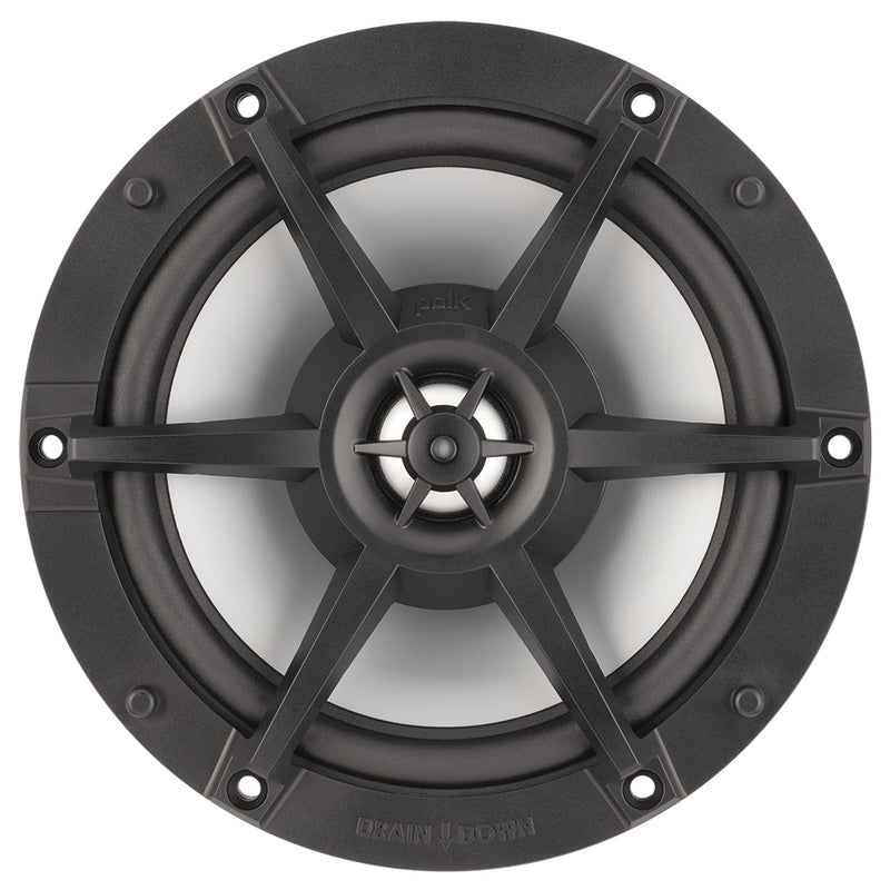 Polk Ultramarine 6.6" Coaxial Speakers - Black