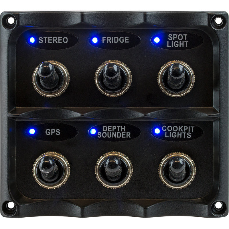 Sea-Dog Water Resistant Toggle Switch Panel