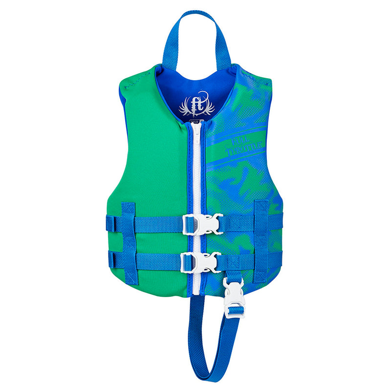 Full Throttle Rapid-Dry Life Vest - Child 30-50lbs - Blue/Green