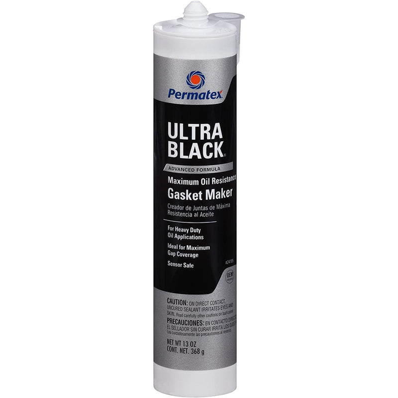 Permatex Ultra Black® Maximum Oil Resistance RTV Silicone Gasket Maker - 10.6oz