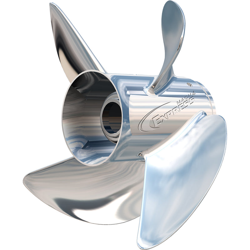 Turning Point Express® Mach4 Left Hand Stainless Steel Propeller - EX-1423-4L - 4-Blade - 14" x 23"