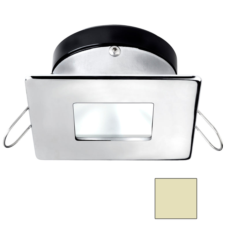 i2Systems Apeiron A1110Z - 4.5W Spring Mount Light - Square/Square - Warm White - Chrome Finish