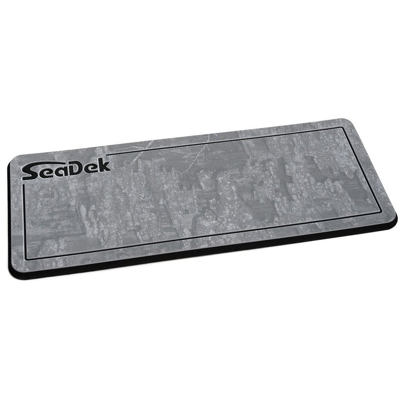 SeaDek 16" x 39" 20mm Dual Density Large Helm Pad Storm Gray/Black Realtree Timber Pinline Smooth - 406.4mm x 990mm x 20mm