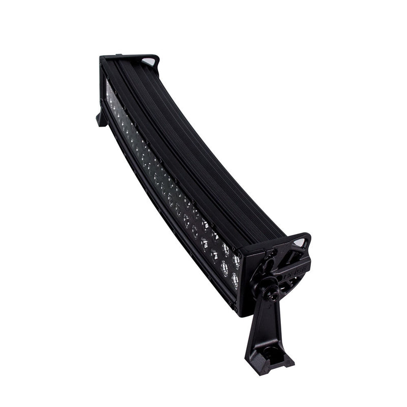 HEISE Dual Row Curved Blackout LED Light Bar - 22"