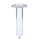 Lee's 0° Stainless Steel Swivel Base Flush Mount Rod Holder - Medium - 2" OD X 6.5" Tube f/ Small Bent Butts