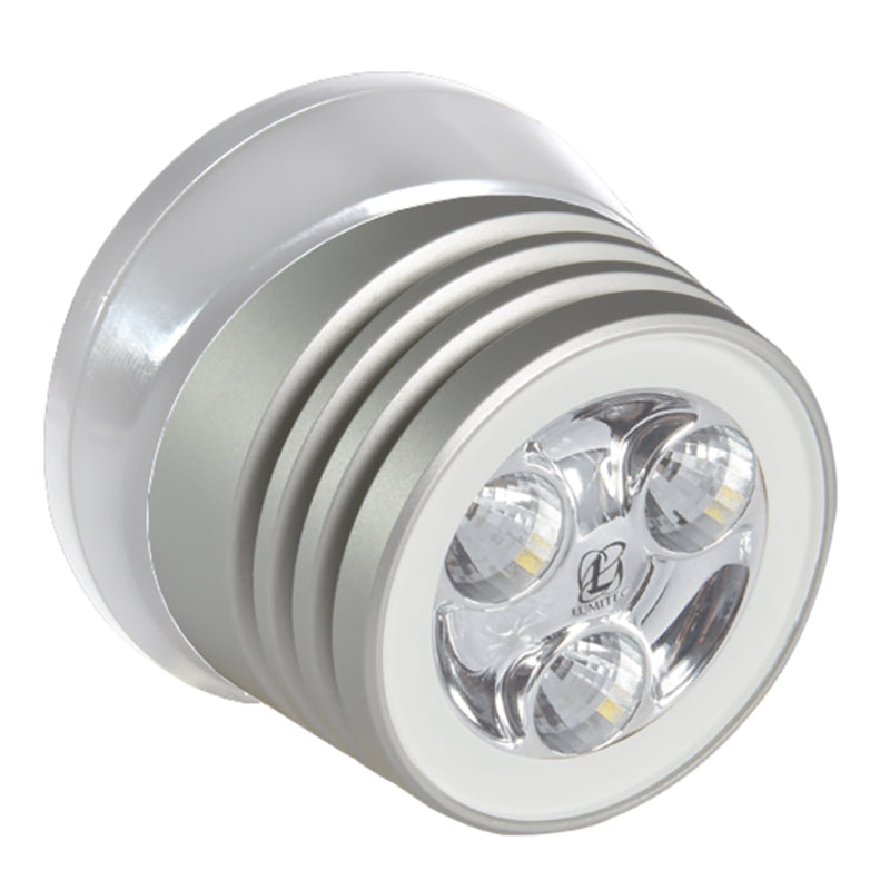 Lumitec Zephyr LED Spreader/Deck Light - Brushed White Base - White Non-Dimming