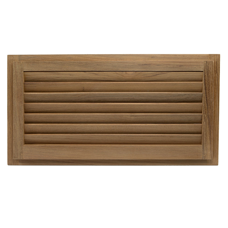 Whitecap Teak Louvered Insert - 9-3/8" x 18" x 3/4"